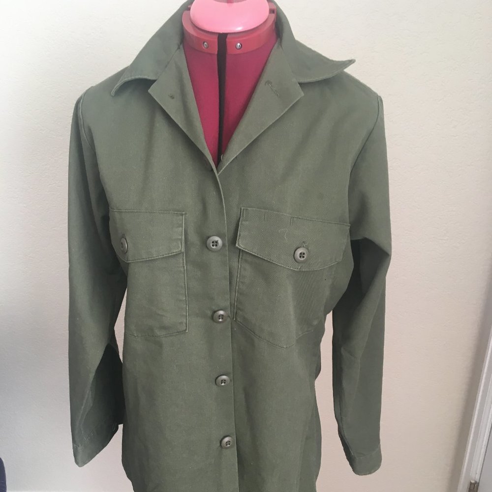 Vintage Army Shirt Jacket